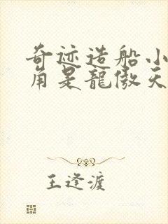 奇迹造船小说主角是龙傲天的小说