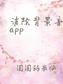 消除背景音乐的app