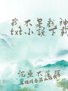 我不是戏神陈伶txt小说下载