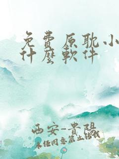 免费原耽小说用什么软件