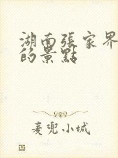 湖南张家界必去的景点