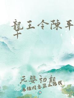龙王令陈平韩三千
