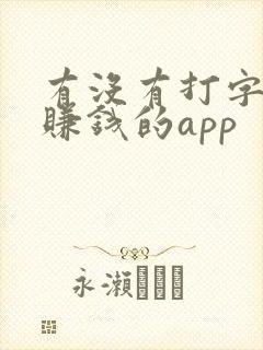有没有打字小说赚钱的app