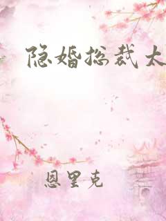 隐婚总裁太凶猛