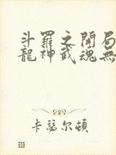 斗罗之开局签到龙神武魂无弹窗