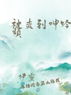 被爽到呻吟的视频