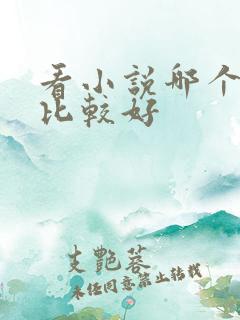 看小说哪个软件比较好