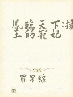 凤临天下:摄政王的宠妃