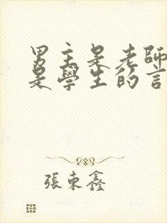 男主是老师女主是学生的言情小说