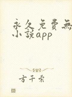 永久免费无广告小说app