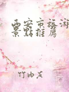 西安市旅游必去景点推荐
