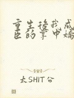 重生后我成了权臣的掌中娇完本