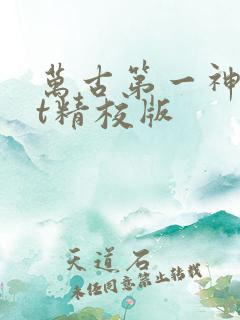 万古第一神txt精校版