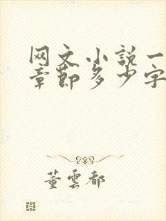 网文小说一般一章节多少字合适