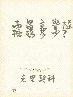西昌交警队电话号码多少?