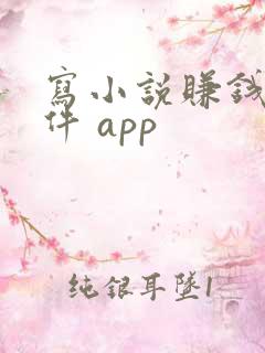 写小说赚钱的软件 app