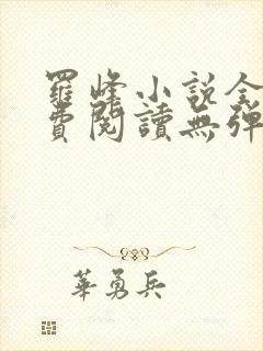 罗峰小说全文免费阅读无弹窗