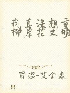 我真没想重生啊柳岸花又明原版小说