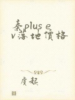 秦plus ev落地价格
