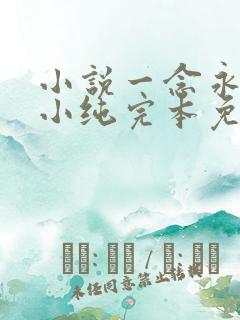 小说一念永恒白小纯完本免费阅读