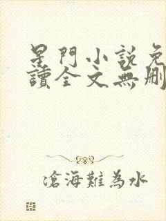 星门小说免费阅读全文无删减