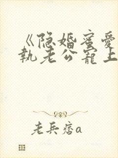 《隐婚蜜爱:偏执老公宠上瘾》
