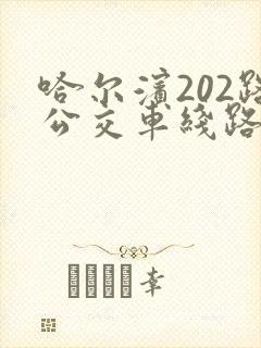哈尔滨202路公交车线路查询