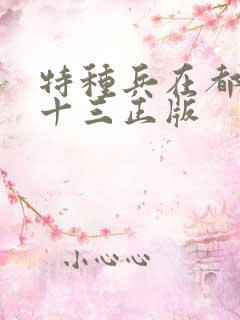 特种兵在都市夜十三正版