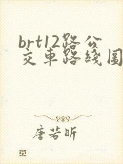 brt12路公交车路线图