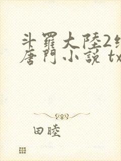 斗罗大陆2绝世唐门小说 txt