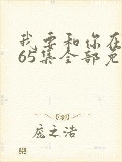 我要和你在一起65集全部免费观看