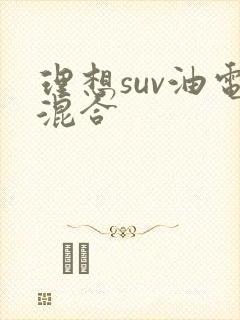 理想suv油电混合