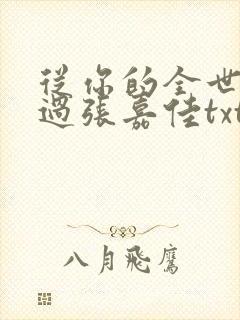 从你的全世界路过张嘉佳txt