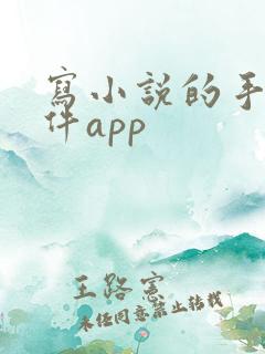 写小说的手机软件app