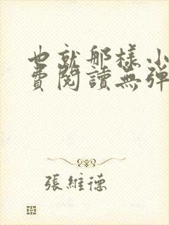 也就那样小说免费阅读无弹窗
