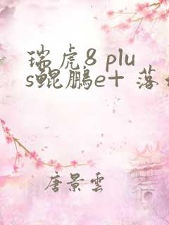 瑞虎8 plus鲲鹏e+ 落地价格