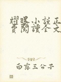 耀眼小说正版免费阅读全文