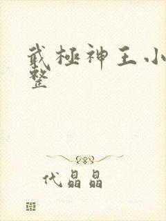 武极神王小说完整 武极神王小说完整