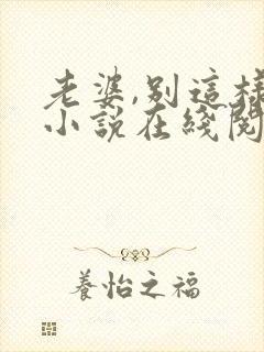 老婆,别这样 小说在线阅读