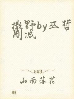 撒野by巫哲未删减 撒野by巫哲未删减