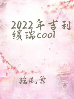 2022年吉利缤瑞cool