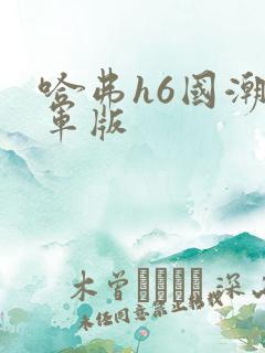 哈弗h6国潮冠军版