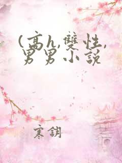 (高h,双性,男男小说