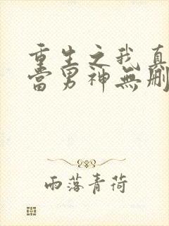 重生之我真没想当男神无删减