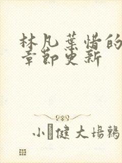 林凡叶惜的最新章节更新