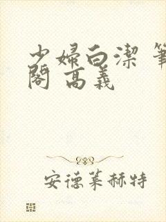 少妇白洁 笔趣阁 高义