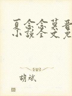 夏念念莫晋北的小说全文免费阅读