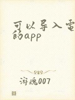 可以导入电子书的app