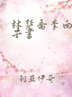 林楚乔李向南电子书