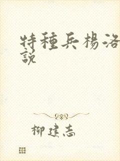 特种兵杨洛的小说